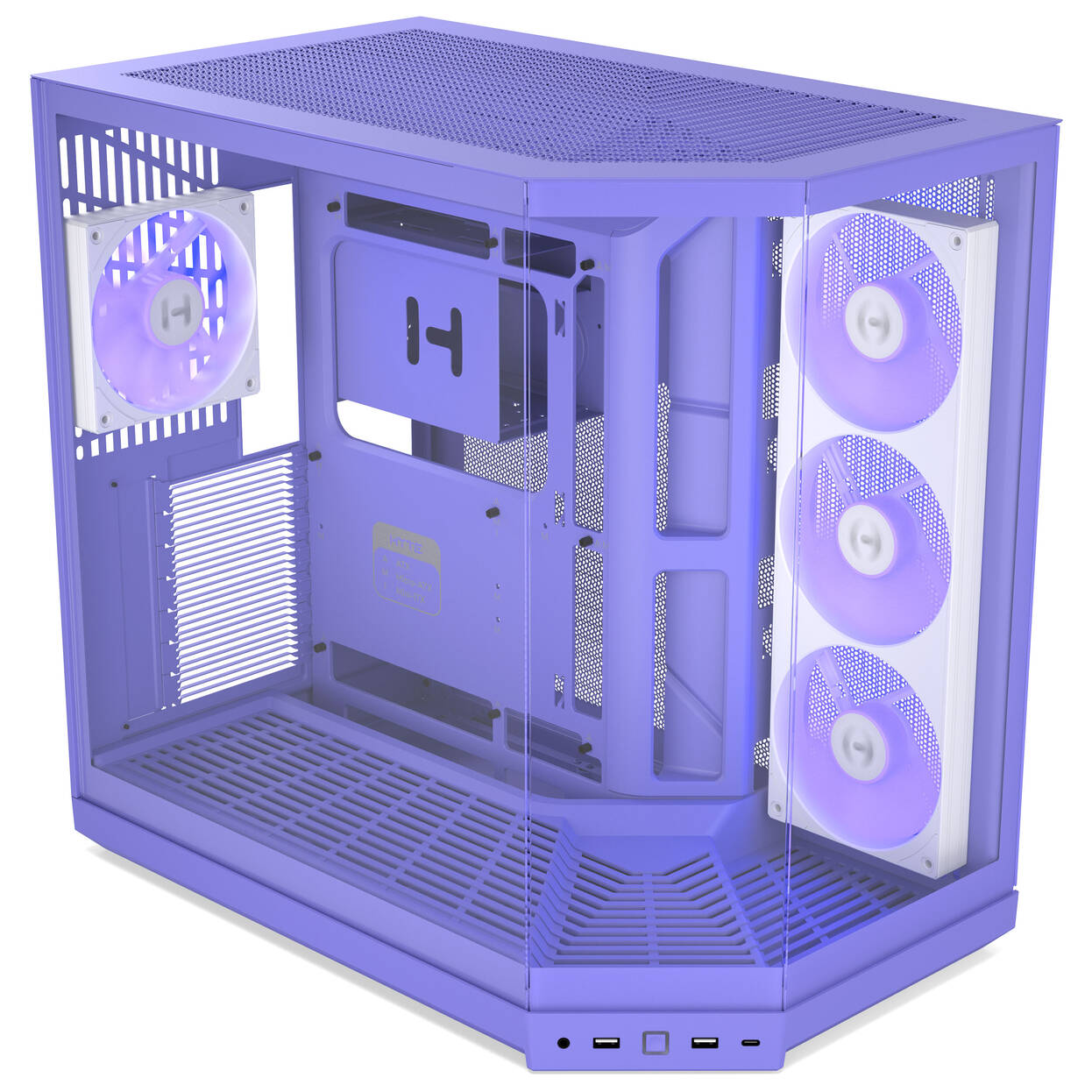 HYTE Y50 Midi Tower - Taro Milk : image 3