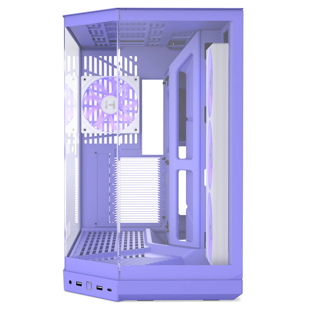 HYTE Y50 Midi Tower - Taro Milk : image 4