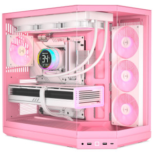 HYTE Y50 Midi Tower - Strawberry Milk