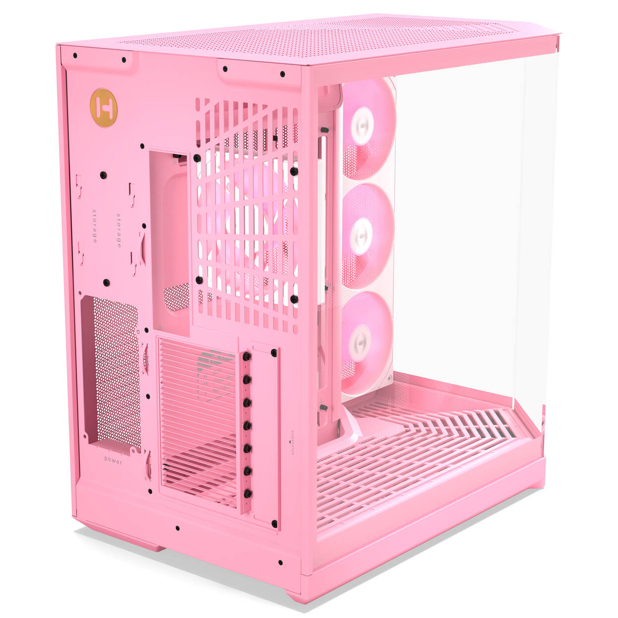 HYTE Y50 Midi Tower - Strawberry Milk