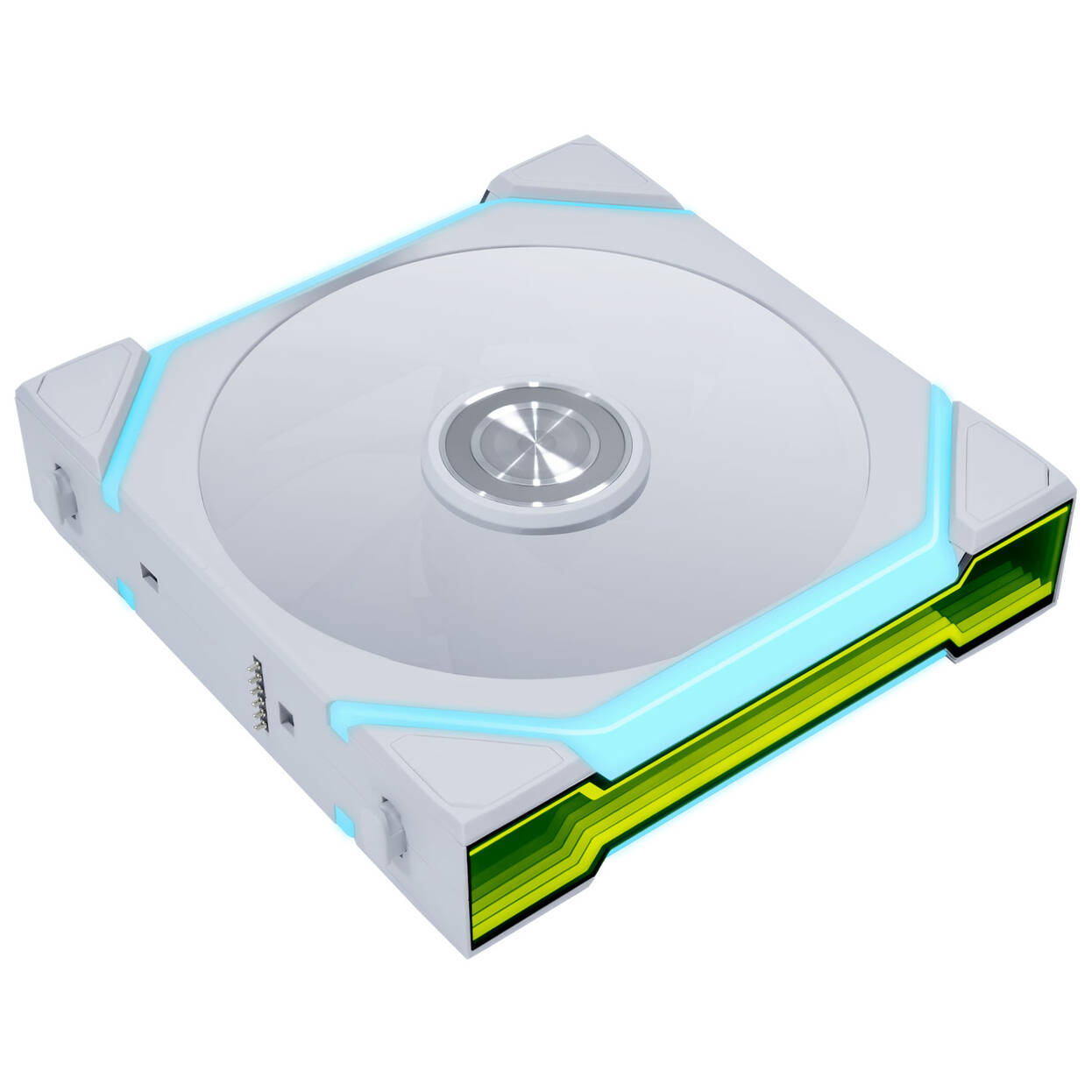 Lian Li UNI FAN SL FLEX Wireless PWM Fan, ARGB, Infinity Mirror - Reverse Blade, 120mm, White