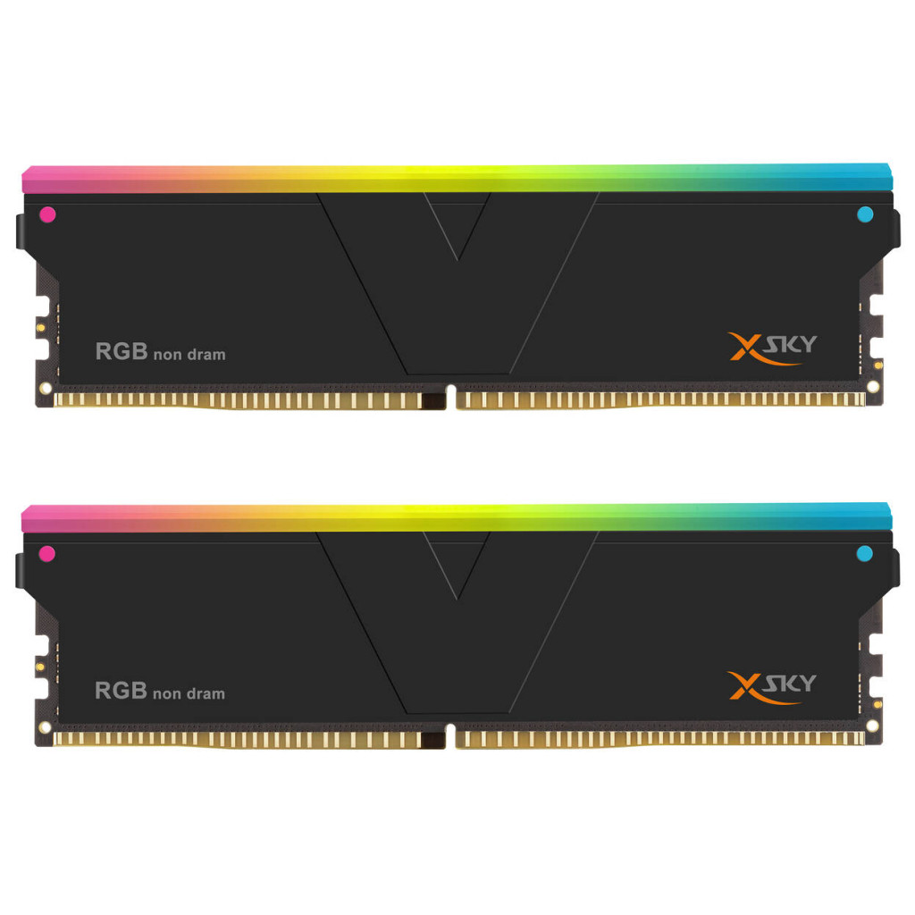 V-Color Manta XSky RGB Filler Kit for DDR5, no DRAM, ARGB - Dual Kit, black : image 2