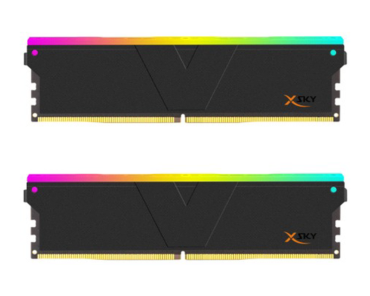 V-Color Manta XSky RGB DDR5-6000 RAM, CL30, EXPO - 16 GB Dual-Kit,2 x 8 GB, Black : image 1