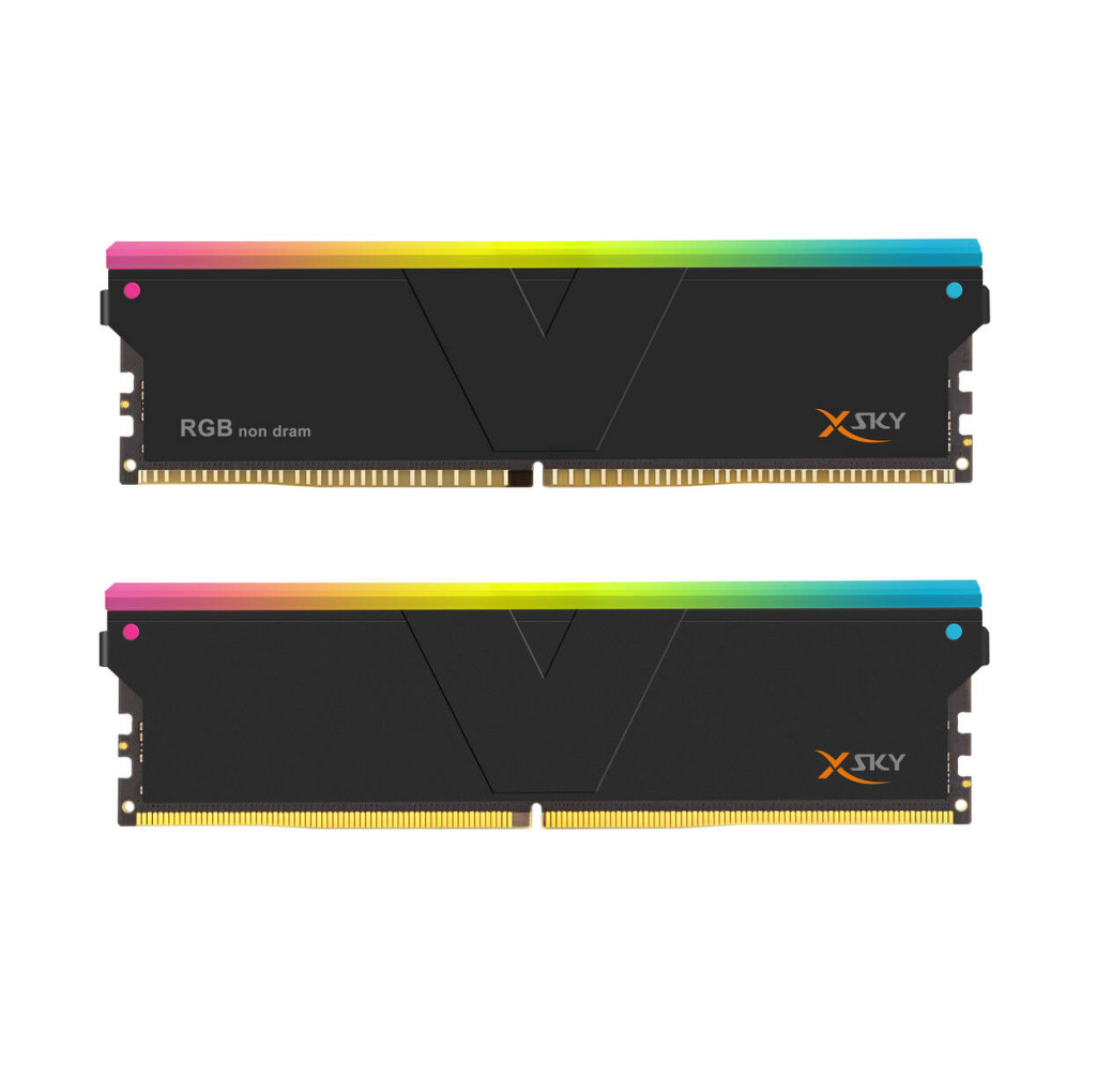 V-Color Manta XSky RGB DDR5-6000 RAM, CL28, EXPO - 16 GB Single Channel-Kit,1 x 16 GB, Black : image 2