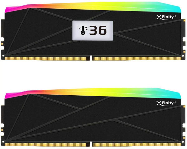 V-Color Manta XFinity+ aRGB DDR5-8000 RAM, CL40, EXPO – 32 GB Dual-Kit, 2 x 16 GB, Black
