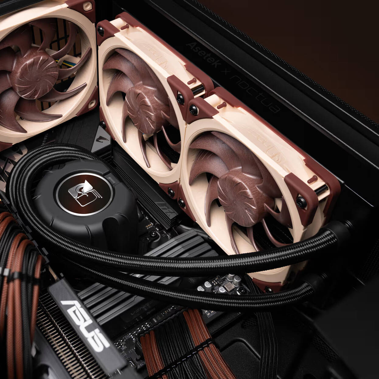 Noctua NL-LC1-24 AiO Water Cooling - 240mm, black/brown