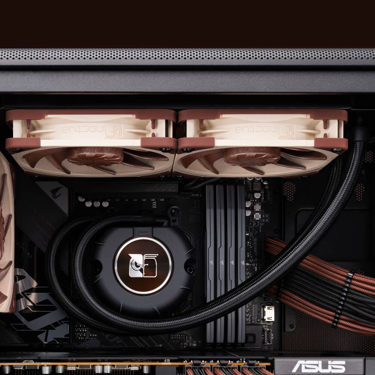Noctua NL-LC1-24 AiO Water Cooling - 240mm, black/brown