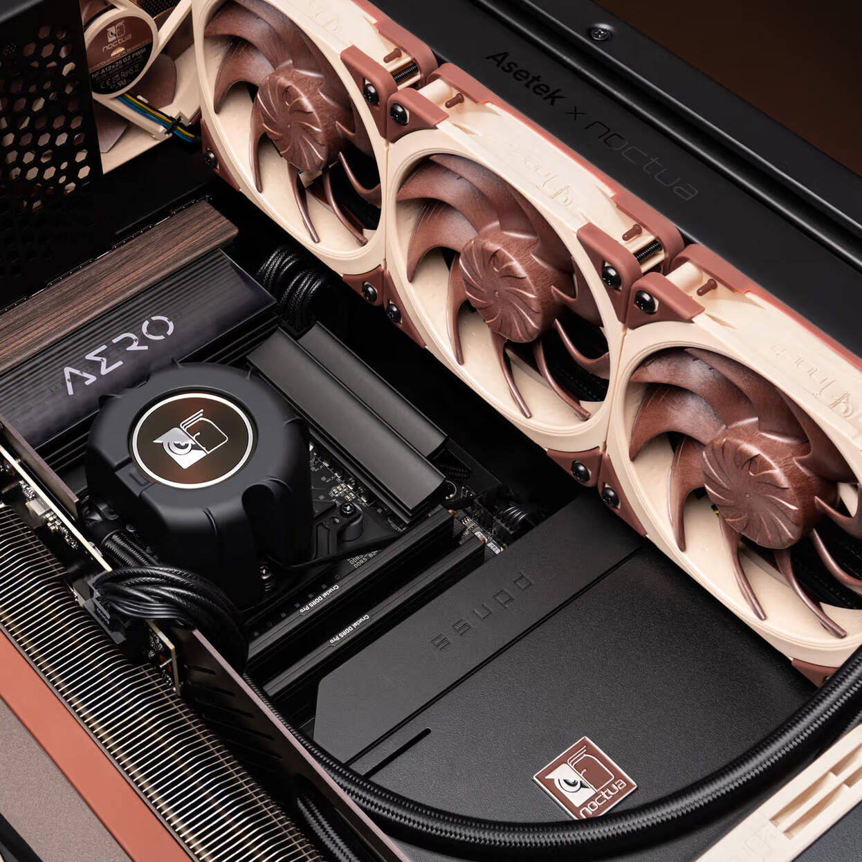 Noctua NL-LC1-36 AiO Water Cooling - 360mm, black/brown