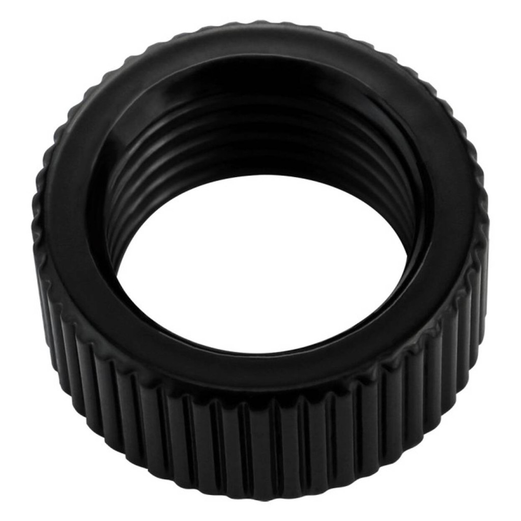 Koolance coupling adapter, 2x G1/4-inch external thread - black : image 1