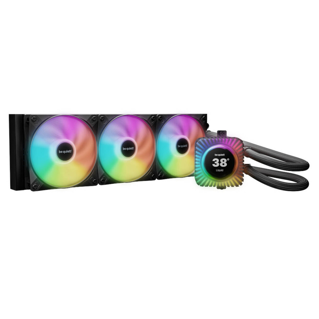 be quiet! Light Loop IO LCD 360mm CPU water cooling, IPS display, ARGB - black : image 1