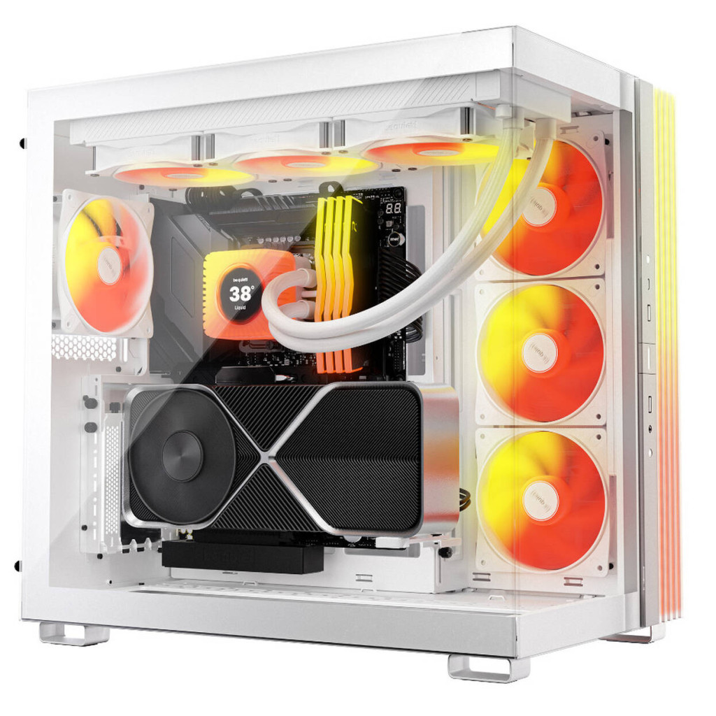 be quiet! Light Loop IO LCD 360mm CPU water cooler, IPS display, ARGB - white : image 5