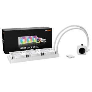 be quiet! Light Loop IO LCD 360mm CPU water cooler, IPS display, ARGB - white : image 6