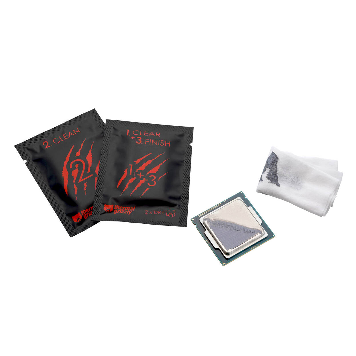 Thermal Grizzly Cleaning degrease wipes for CPUs - 10 pcs : image 3