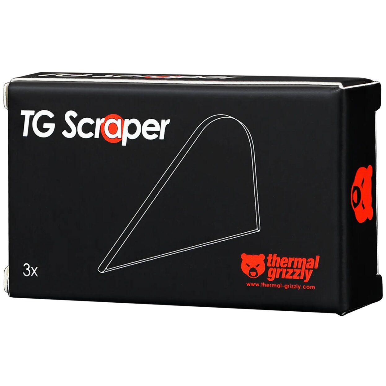 Thermal Grizzly Scraper, acrylic - 3 pieces, transparent : image 5