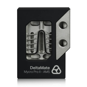 Thermal Grizzly DeltaMate Premium CPU Block - MPII AMD AM5 - Black / Glass