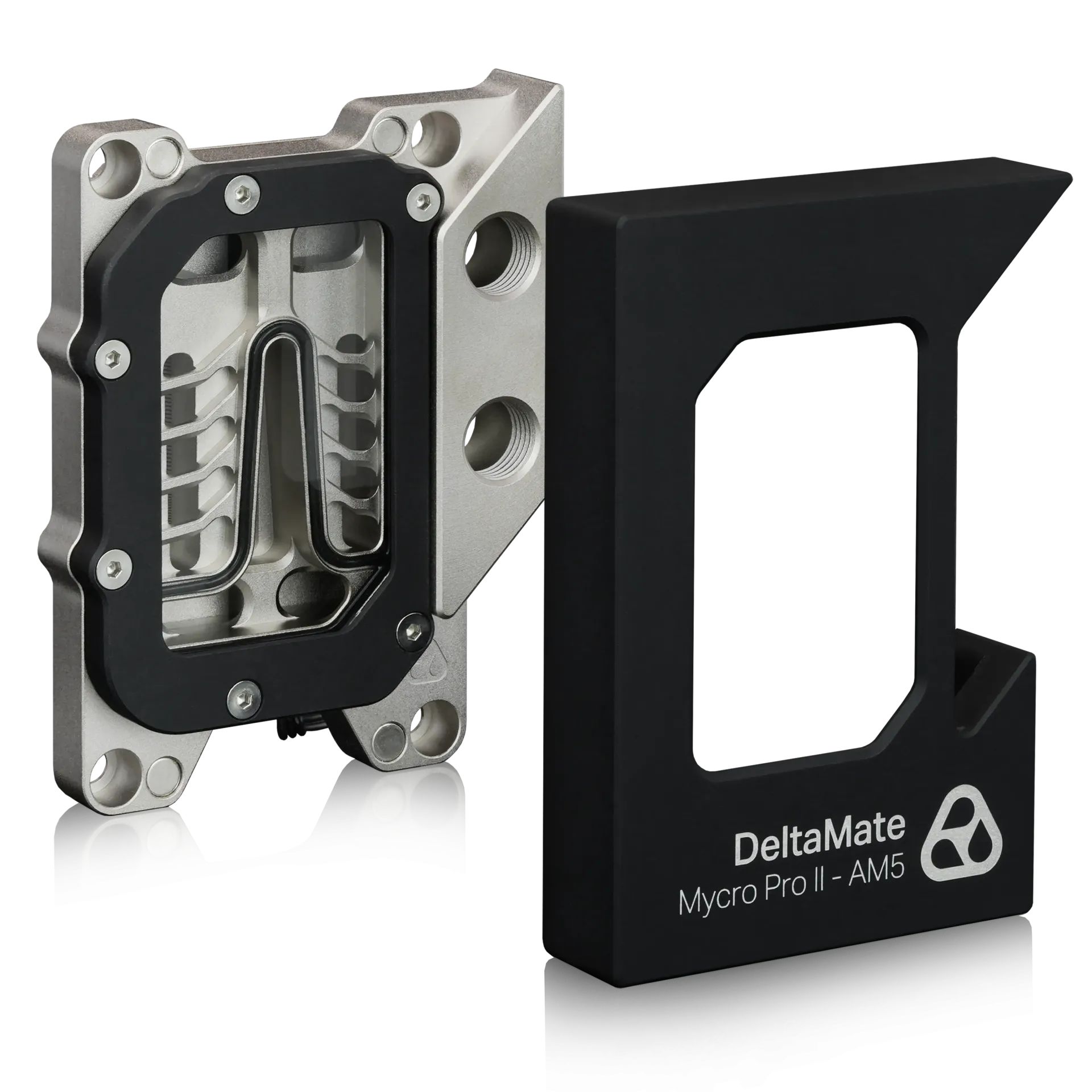 Thermal Grizzly DeltaMate Premium CPU Block - MPII AMD AM5 - Black / Glass