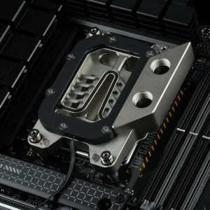Thermal Grizzly DeltaMate Premium CPU Block - MPII AMD AM5 - Black / Glass