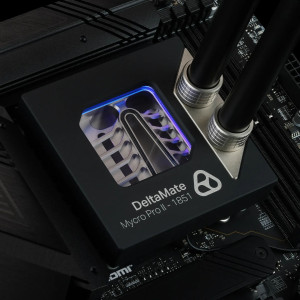 Thermal Grizzly DeltaMate Premium CPU Block - MPII INTEL 1851 - Black / Glass