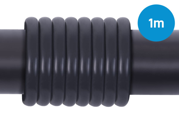 Alphacool EPDM Tube 16/10 – Black 1m (3.28ft) Retail Box