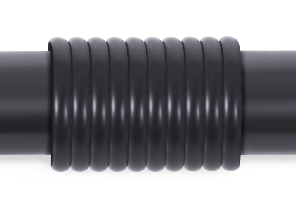 Alphacool EPDM Tube 13/10 - Black 3.3m (10ft) Retail Box
