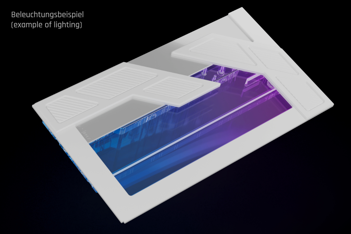 Alphacool Apex Distro Plate Y70 D5/DDC - White