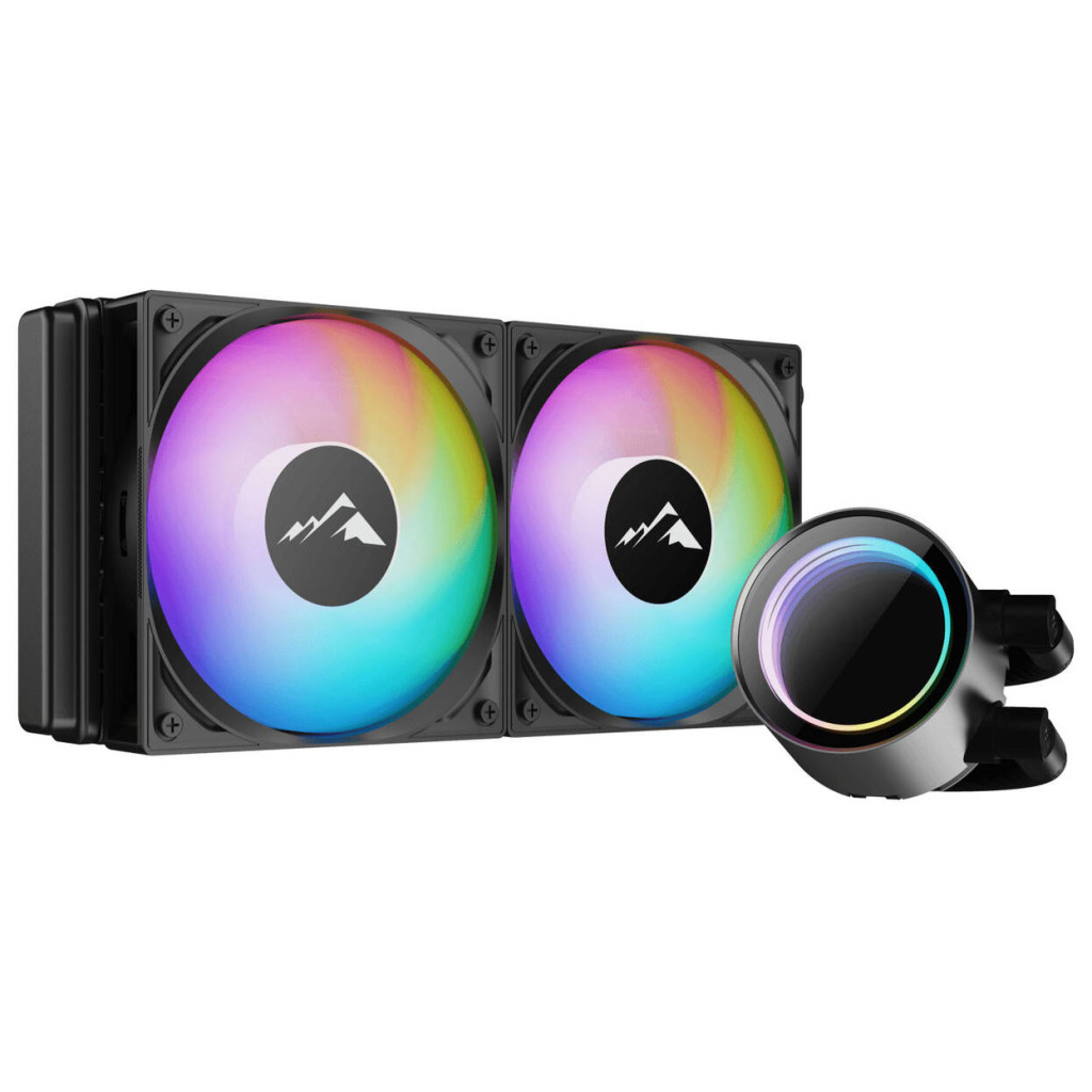 Alpenfohn AlpineFlow 240 AiO Water Cooling, ARGB - Black, 240 mm : image 2