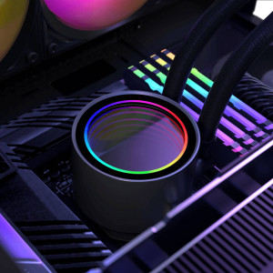 Alpenfohn AlpineFlow 240 AiO Water Cooling, ARGB - Black, 240 mm : image 7