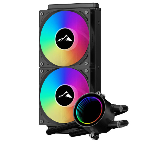 Alpenfohn AlpineFlow 240 AiO Water Cooling, ARGB – Black, 240 mm