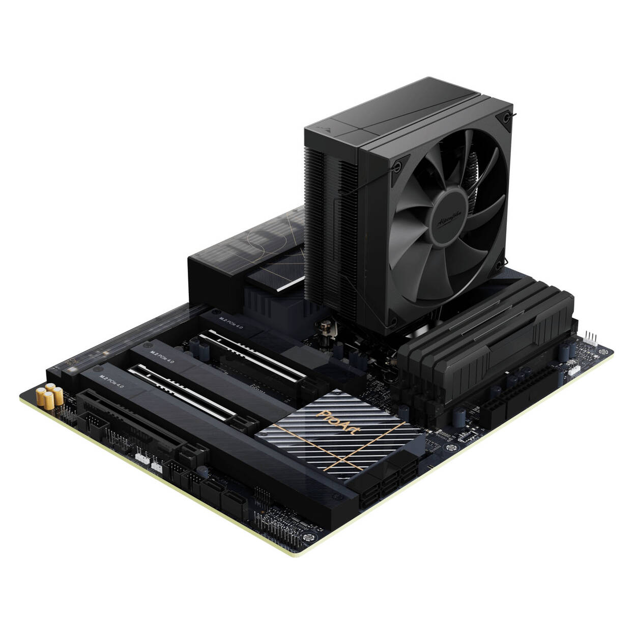 Alpenfohn Matterhorn 2 CPU Cooler, 200 W TDP, 120 mm PWM Fan - Black : image 6