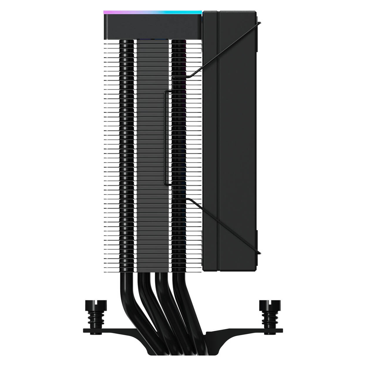 Alpenfohn Matterhorn 2 Aurora Black CPU Cooler, 200 W TDP, 120 mm PWM Fan, ARGB - Black : image 5