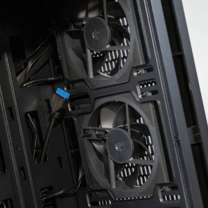 Kolink AM2 ARGB PC Case, Midi-Tower, ATX, Tempered Glass – includes 4x 120mm fans, black : image 11