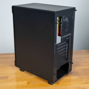 Kolink AM2 ARGB PC Case, Midi-Tower, ATX, Tempered Glass – includes 4x 120mm fans, black : image 3