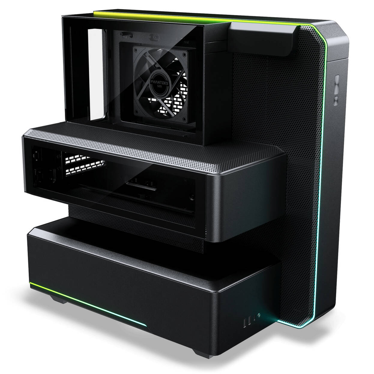 Phanteks EX5 PC Case, Midi-Tower, ATX, Direct Cooling - Black : image 2