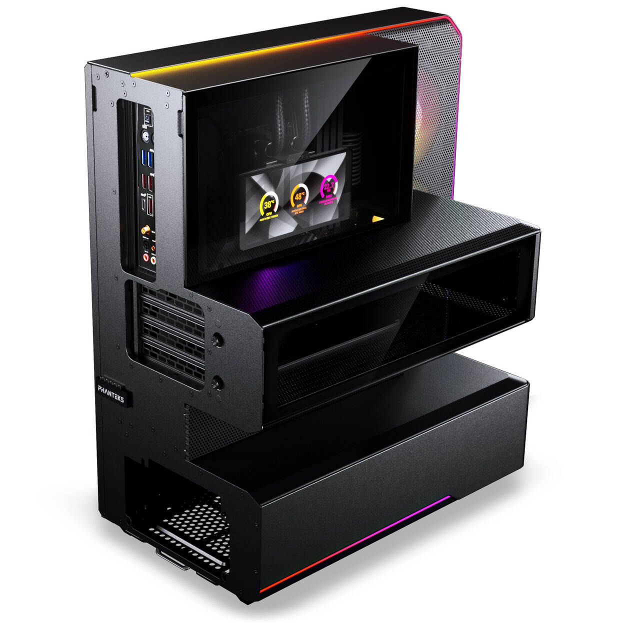 PHANTEKS EX5 MAX Midi Tower, ATX, inc. S25 360 ARGB All-in-One Liquid Cooler - Black : image 4