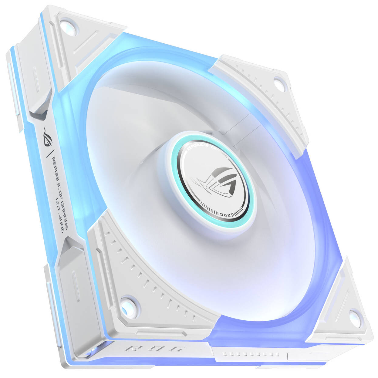 ASUS ROG Eurux GR120 ARGB PWM Fan – Reverse Blade, 3-Pack, White : image 7