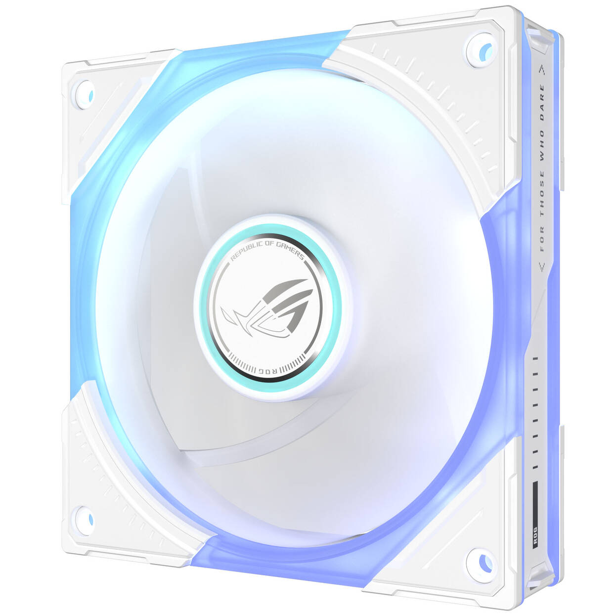 ASUS ROG Eurux GR120 ARGB PWM Fan – Reverse Blade, 3-Pack, White : image 8