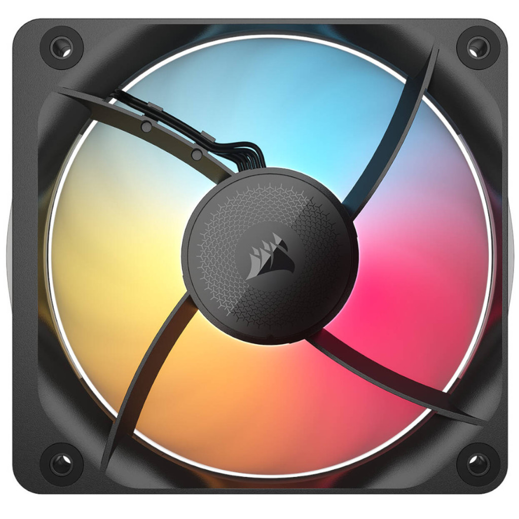 CORSAIR iCUE LINK RX120 II RGB PWM Fan, 120mm, 2,100 RPM – Black : image 3