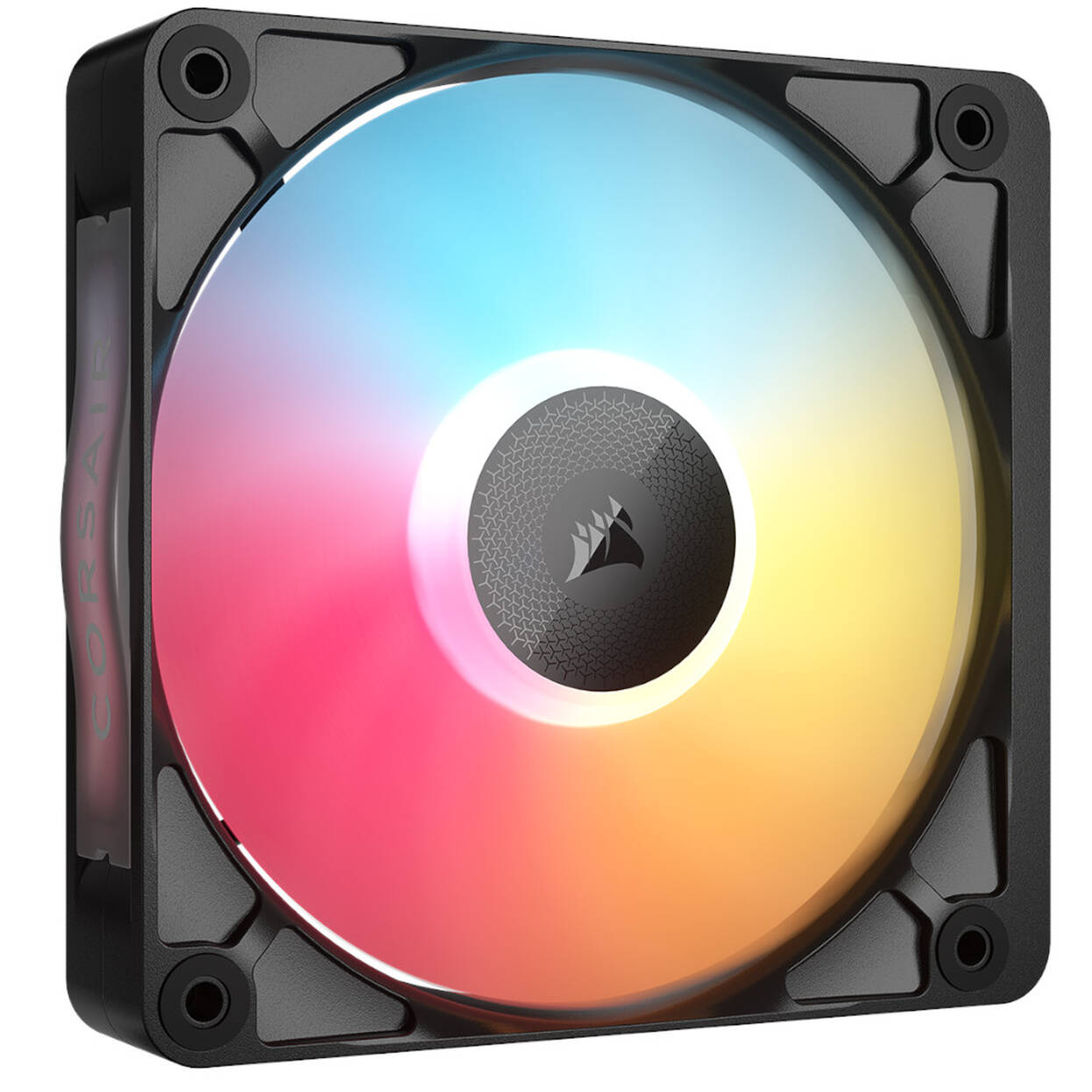 CORSAIR iCUE LINK RX120 II RGB PWM Fan, 120mm, 2,100 RPM – Black : image 1