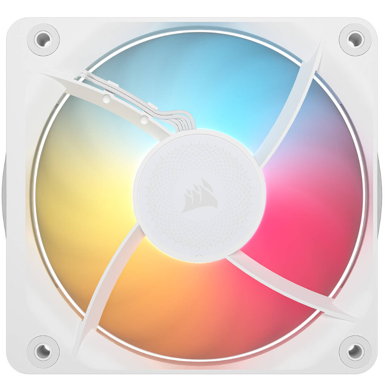 CORSAIR iCUE LINK RX120 II RGB PWM Fan, 120 mm, 2,100 RPM - White : image 3