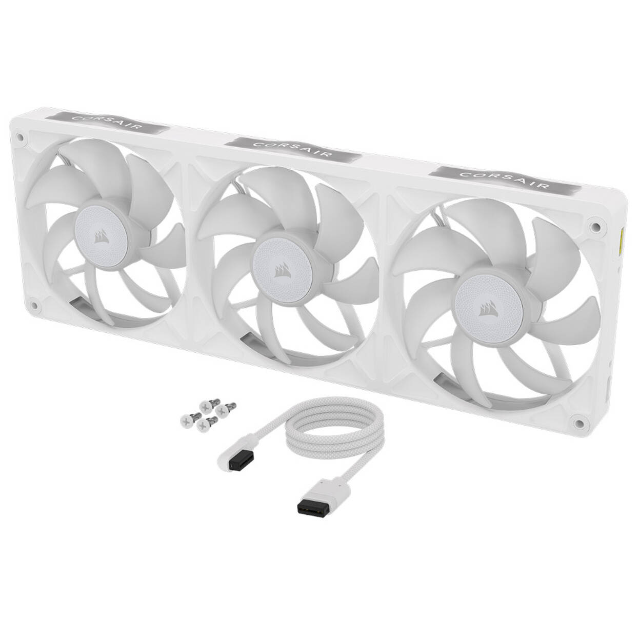 CORSAIR iCUE LINK RX360 II Unified Frame RGB Triple-Fan PWM Fan, 2,100 RPM – White : image 2
