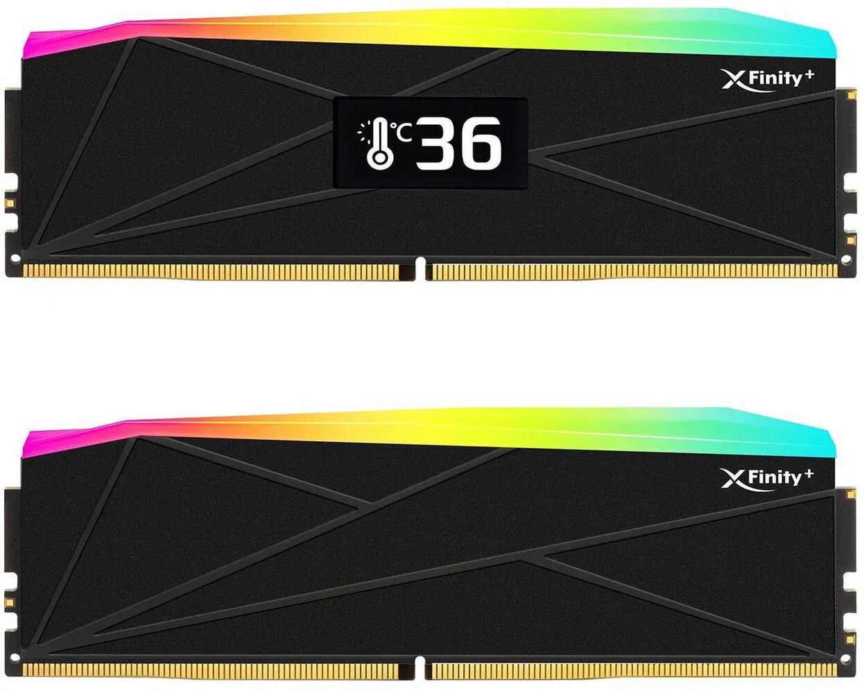 V-Color Manta XFinity+ aRGB DDR5-6000 RAM, CL28, XMP/EXPO - 32 GB Dual Kit, black : image 2