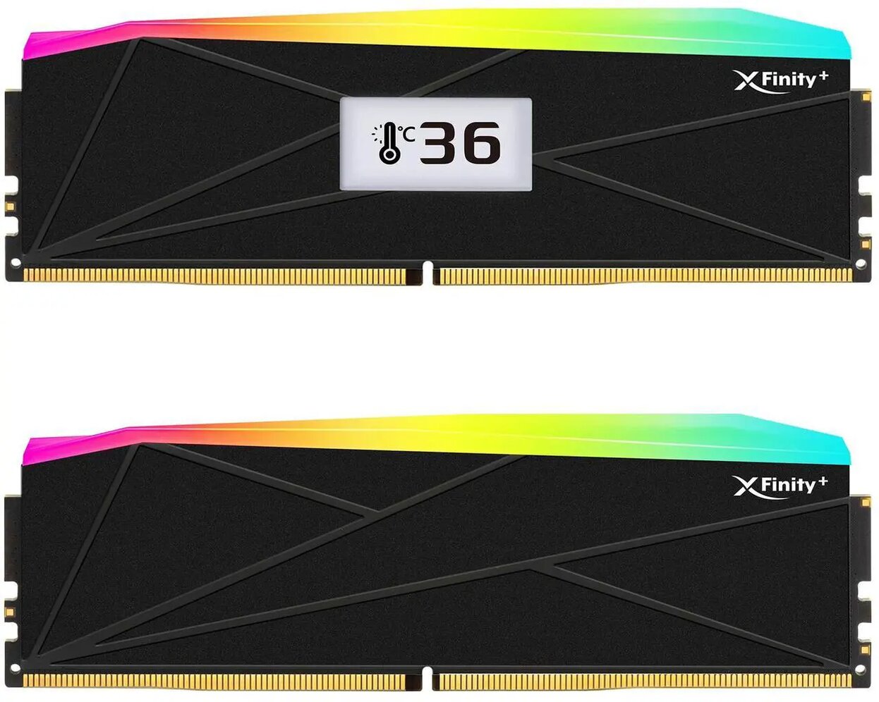 V-Color Manta XFinity+ aRGB DDR5-6000 RAM, CL28, XMP/EXPO - 32 GB Dual Kit, black : image 1