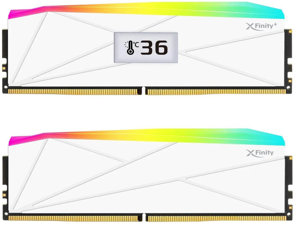 V-Color Manta XFinity+ aRGB DDR5-6000 RAM, CL28, XMP/EXPO - 32 GB Dual Kit, white : image 1