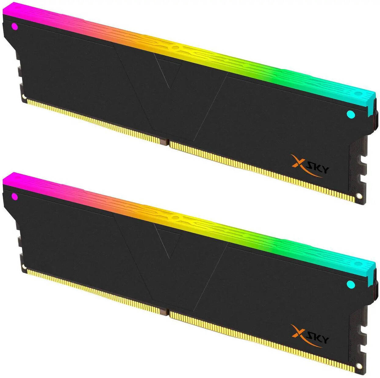 V-Color Manta XSky DDR5-6000 RAM, CL28, EXPO - 32 GB Dual-Kit, Black : image 2