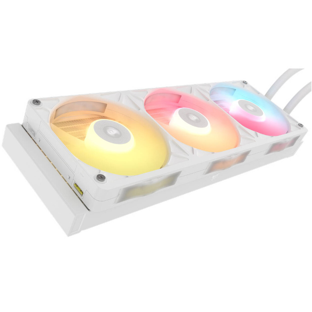CORSAIR iCUE LINK TITAN 360 RX RGB CPU Water Cooler, 360 mm, RGB, iCUE LINK - white : image 3