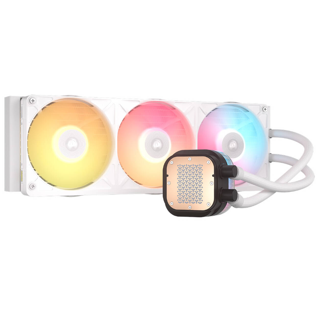 CORSAIR iCUE LINK TITAN 360 RX RGB CPU Water Cooler, 360 mm, RGB, iCUE LINK - white : image 4