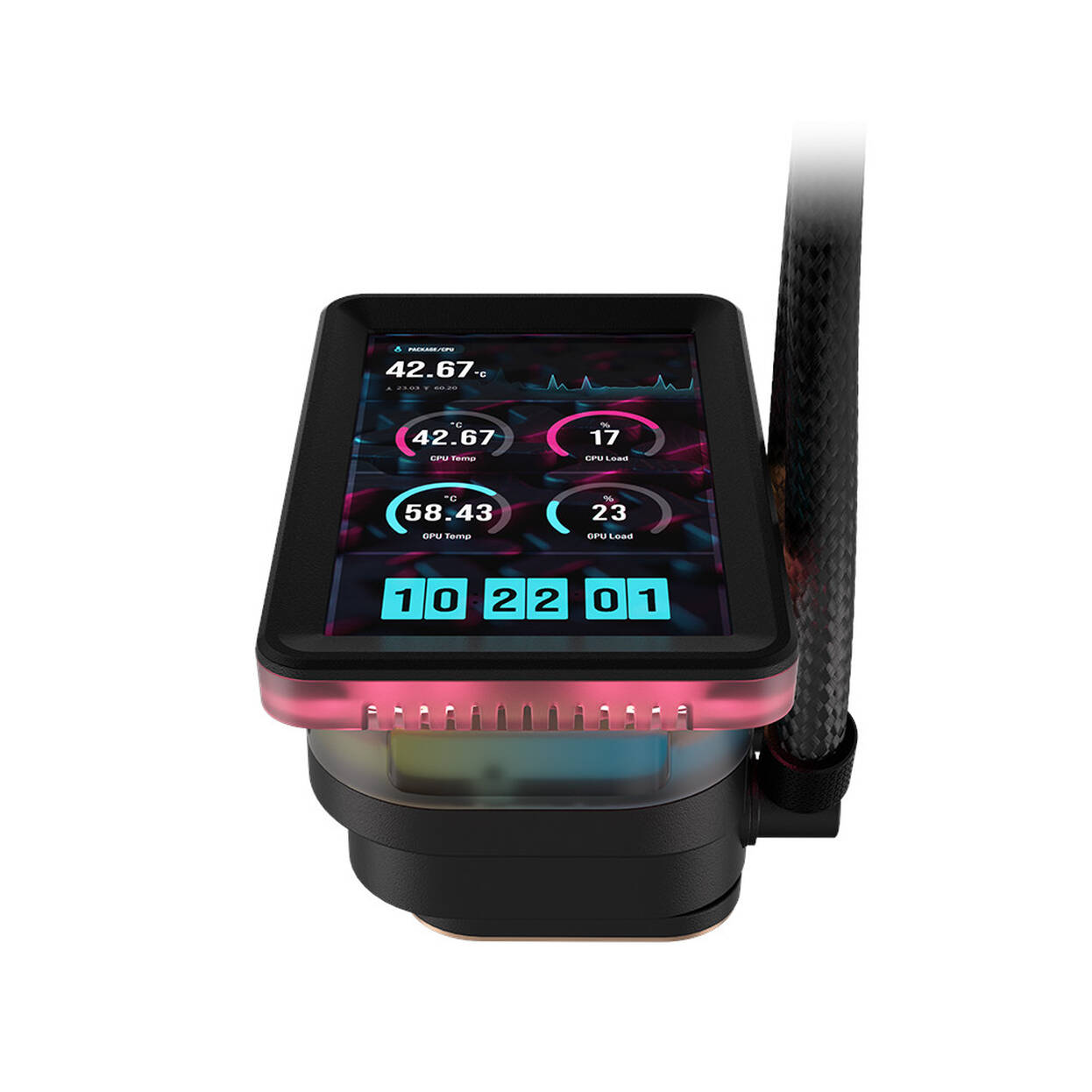 CORSAIR iCUE LINK TITAN 360 RX LCD AiO Liquid Cooler, 360 mm, RGB - Black : image 4