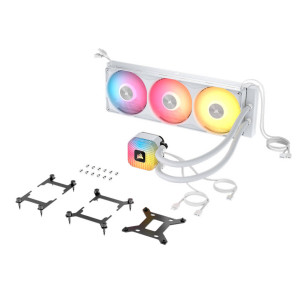 CORSAIR NAUTILUS II 360 RS ARGB CPU Water Cooling, 360 mm, RS-II-ARGB Fans - White : image 5