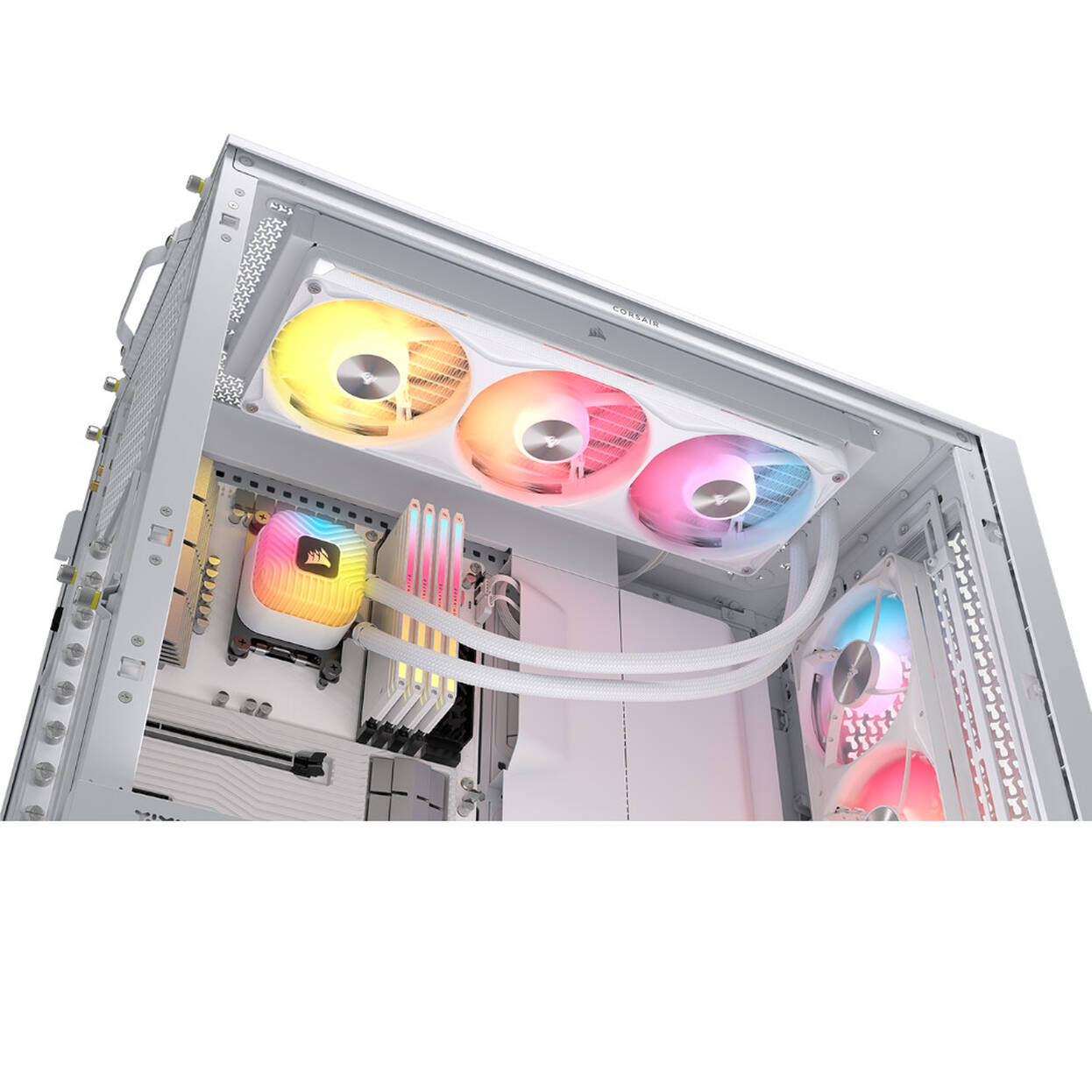 CORSAIR NAUTILUS II 360 RS ARGB CPU Water Cooling, 360 mm, RS-II-ARGB Fans - White : image 6