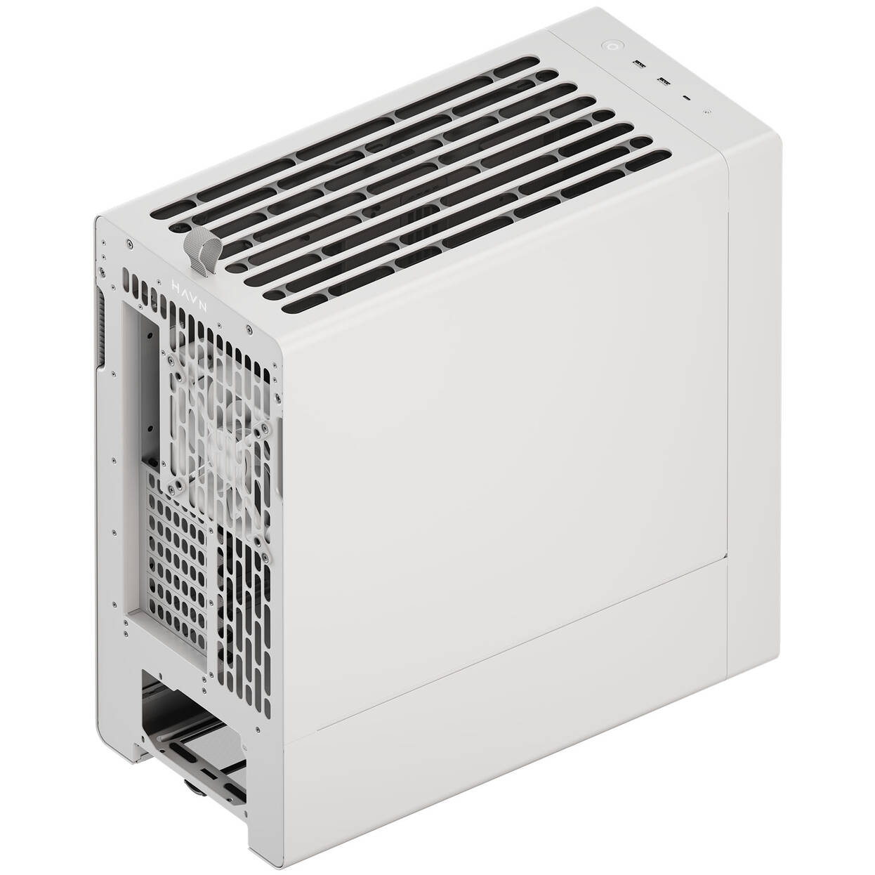 HAVN BF 360 Flow Solid PC Case, Midi-Tower, E-ATX - White